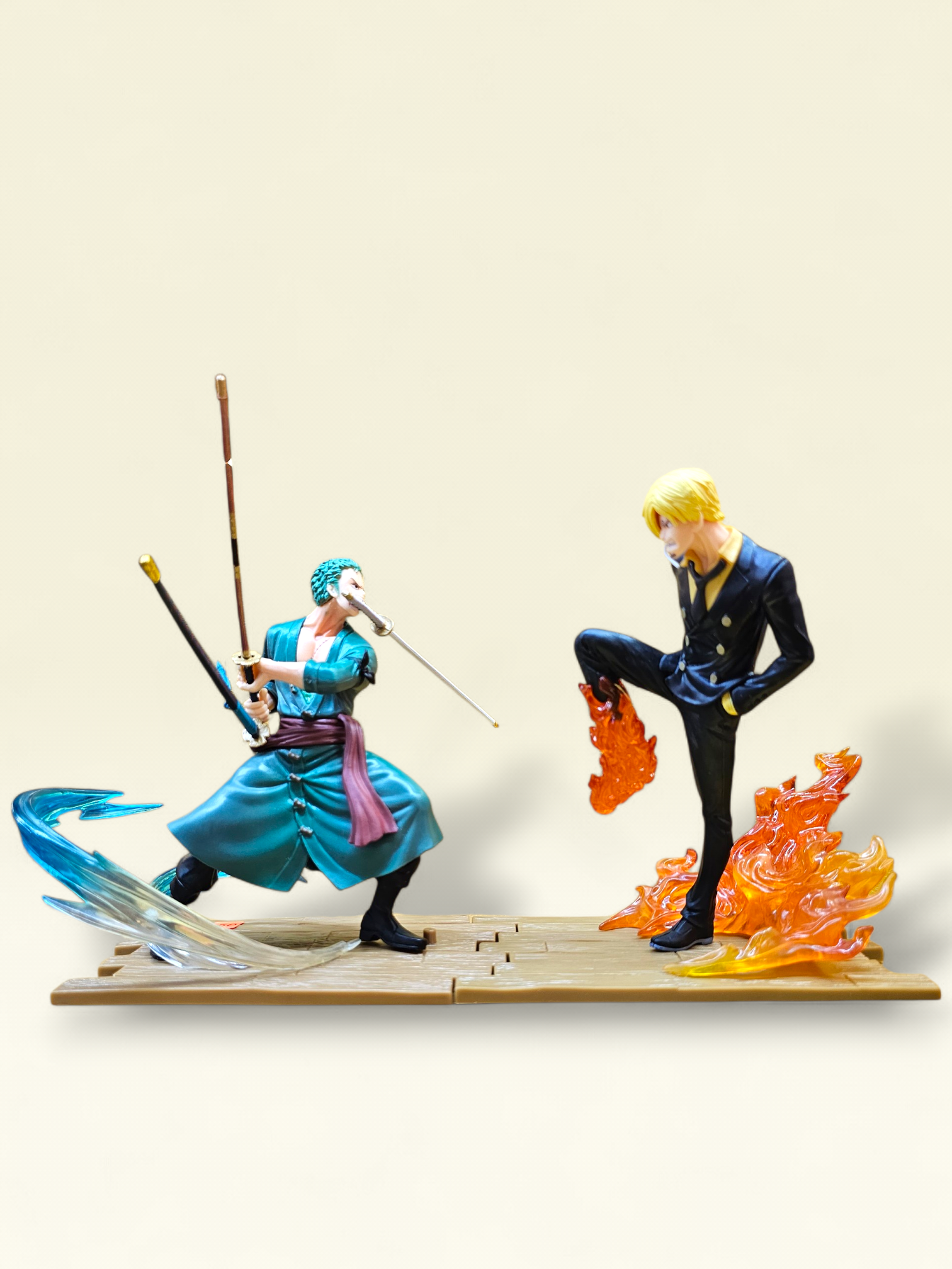 Sanji vs Zoro figure