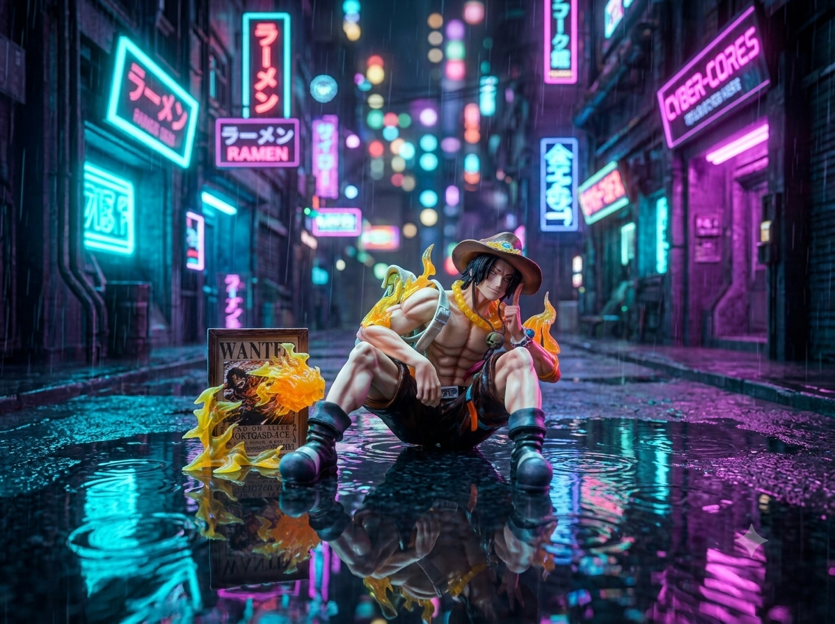 Ace Fire Fist Diorama Figure